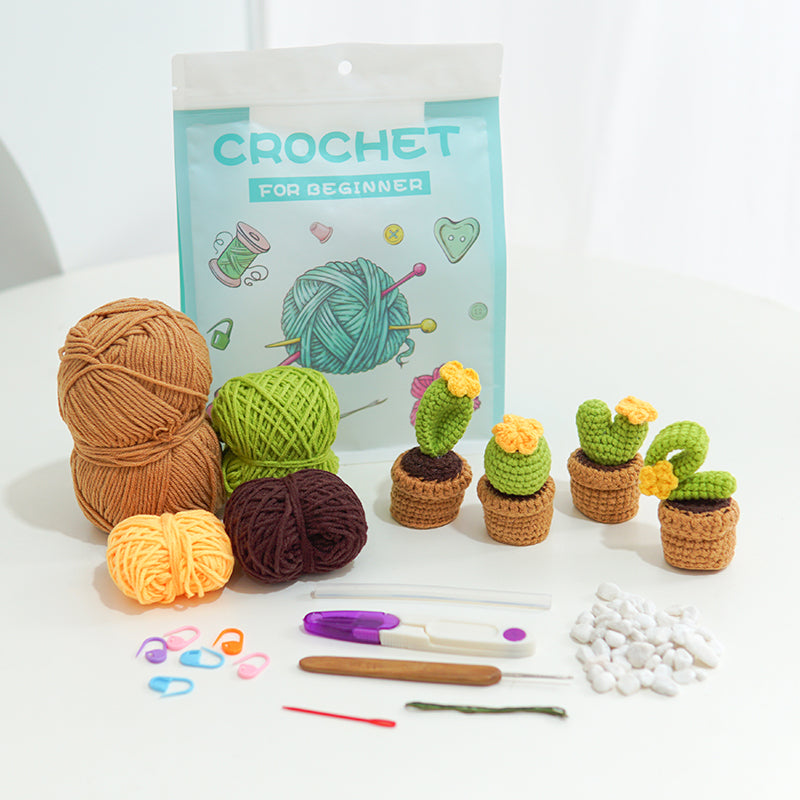 Crochet Cactus DIY Kit