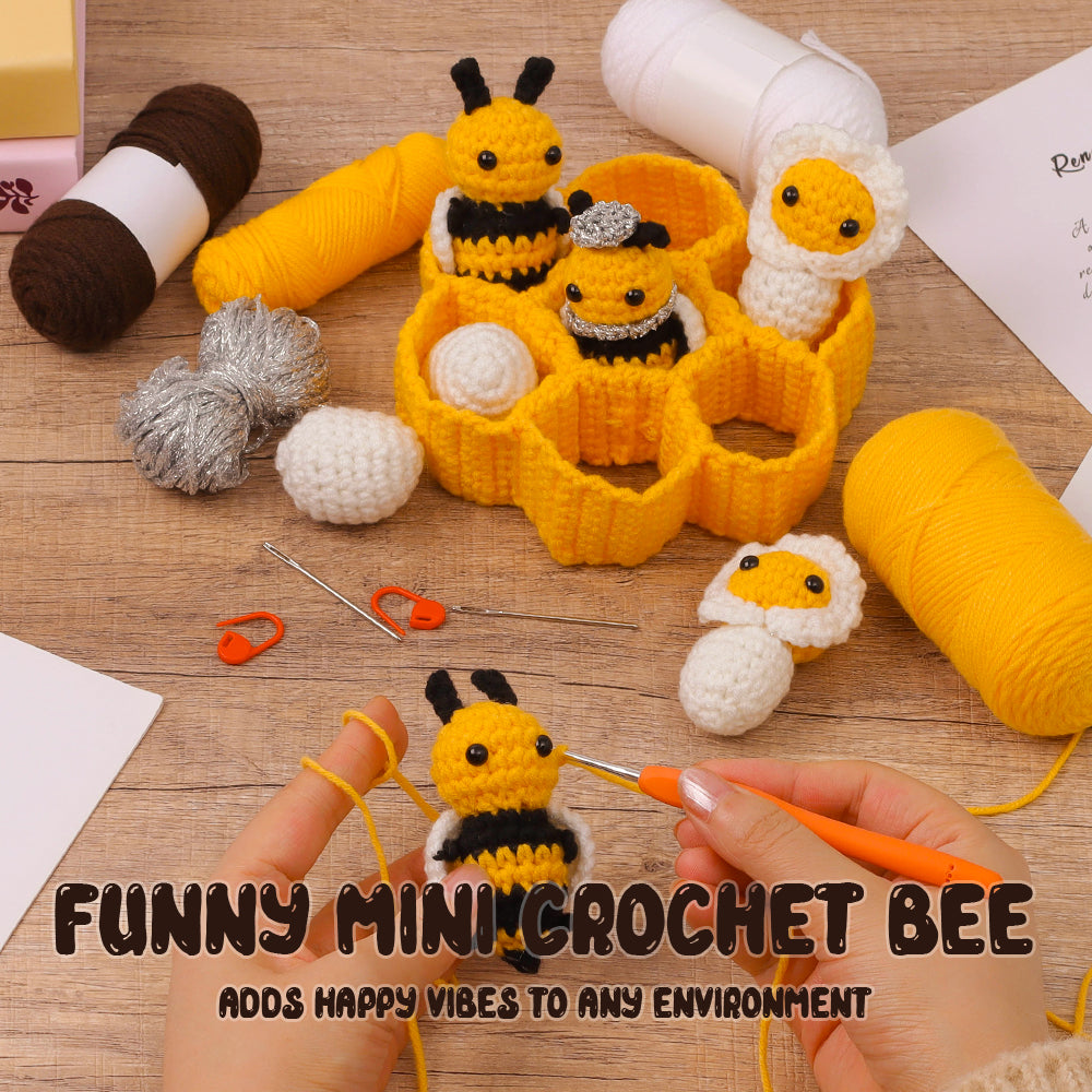 Crochet Bee Family Kit