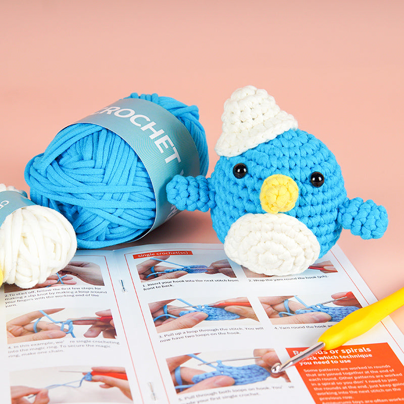 Penguin Crochet Kit