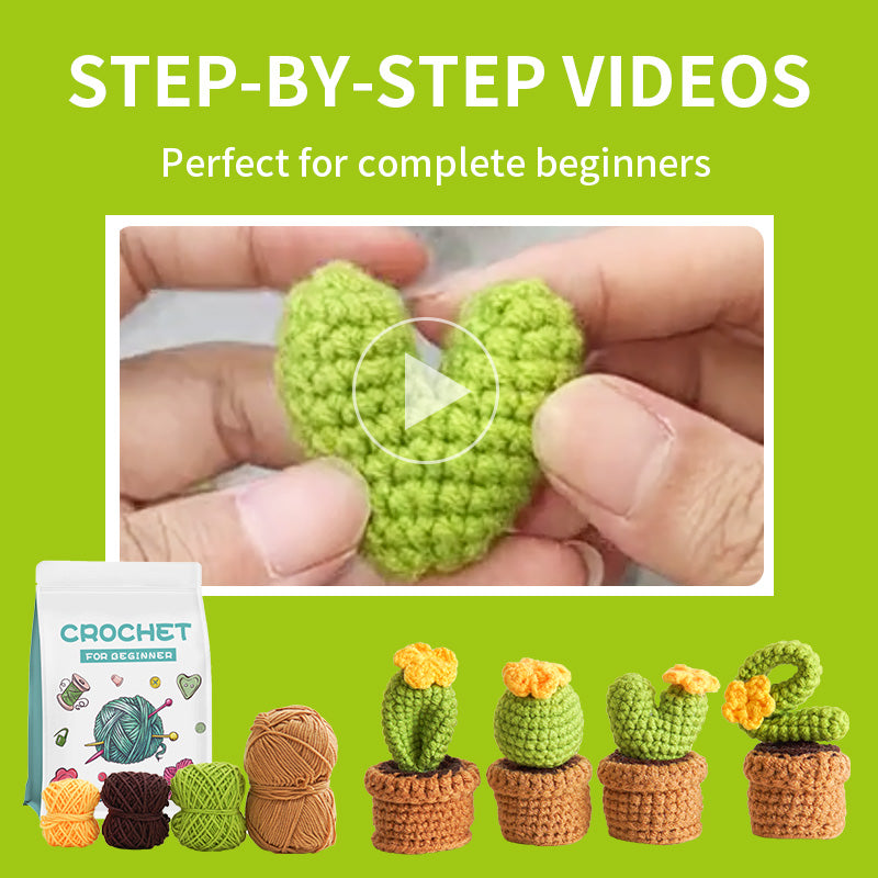 Crochet Cactus DIY Kit