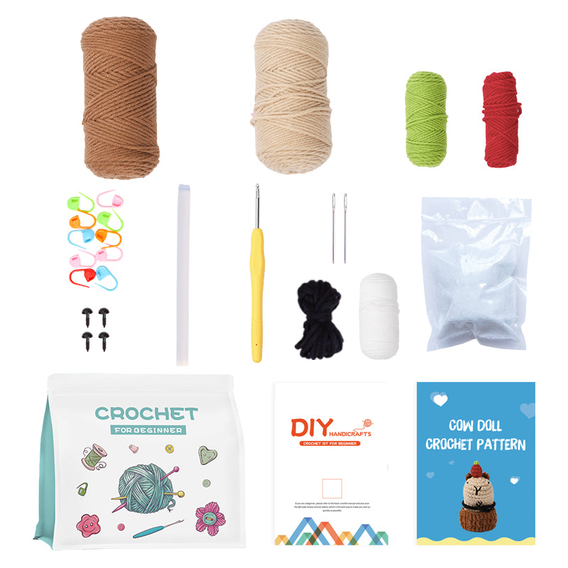 Capybara DIY Crochet Kit