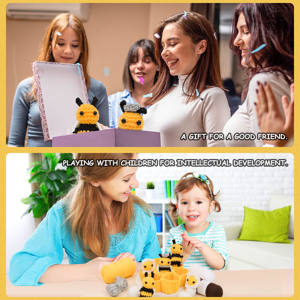 Crochet Bee Family Kit