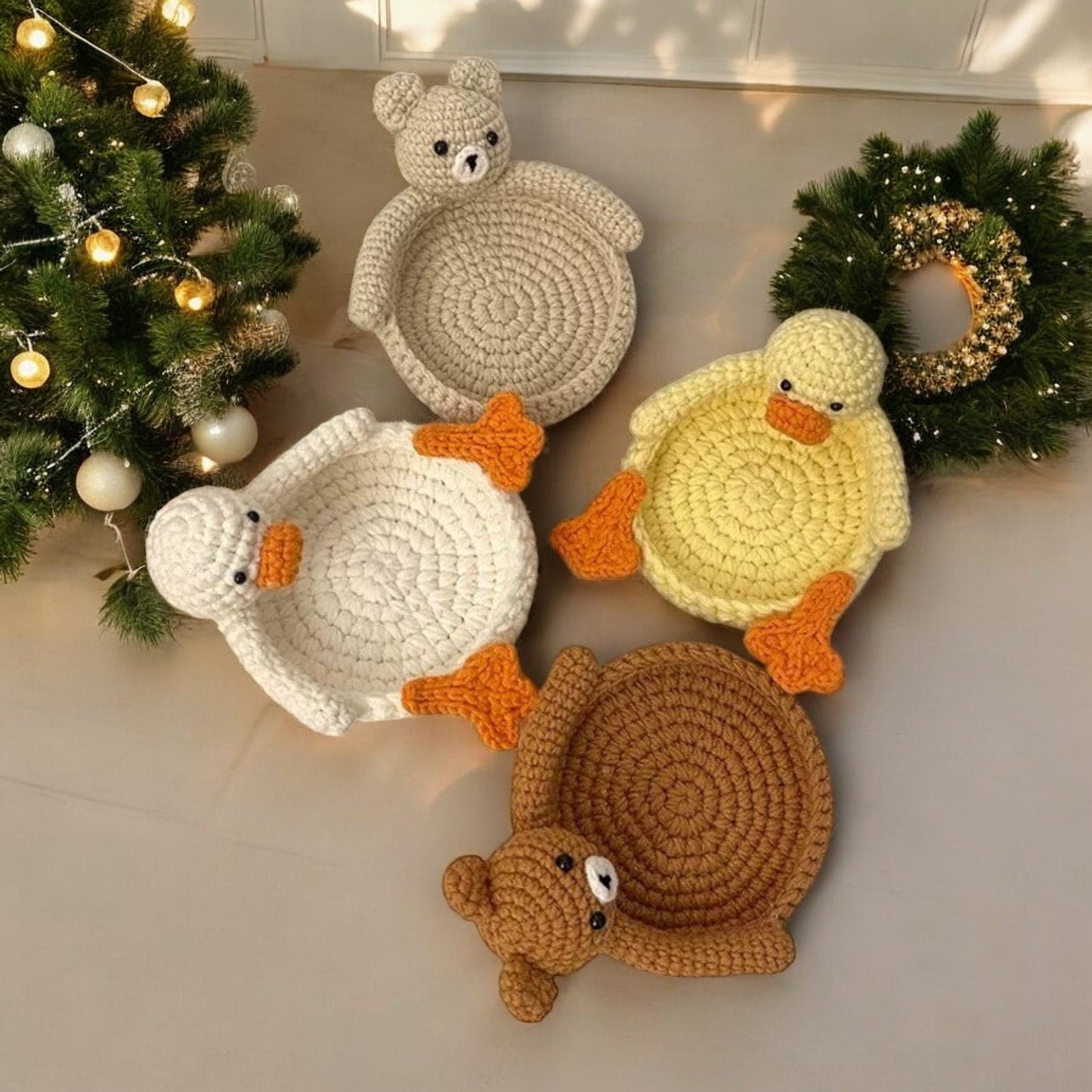 Animal Tray Crochet Kit