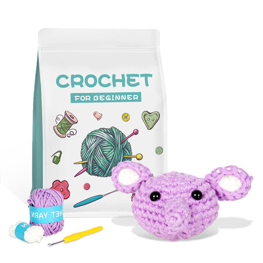Crochet Elephant DIY Kit